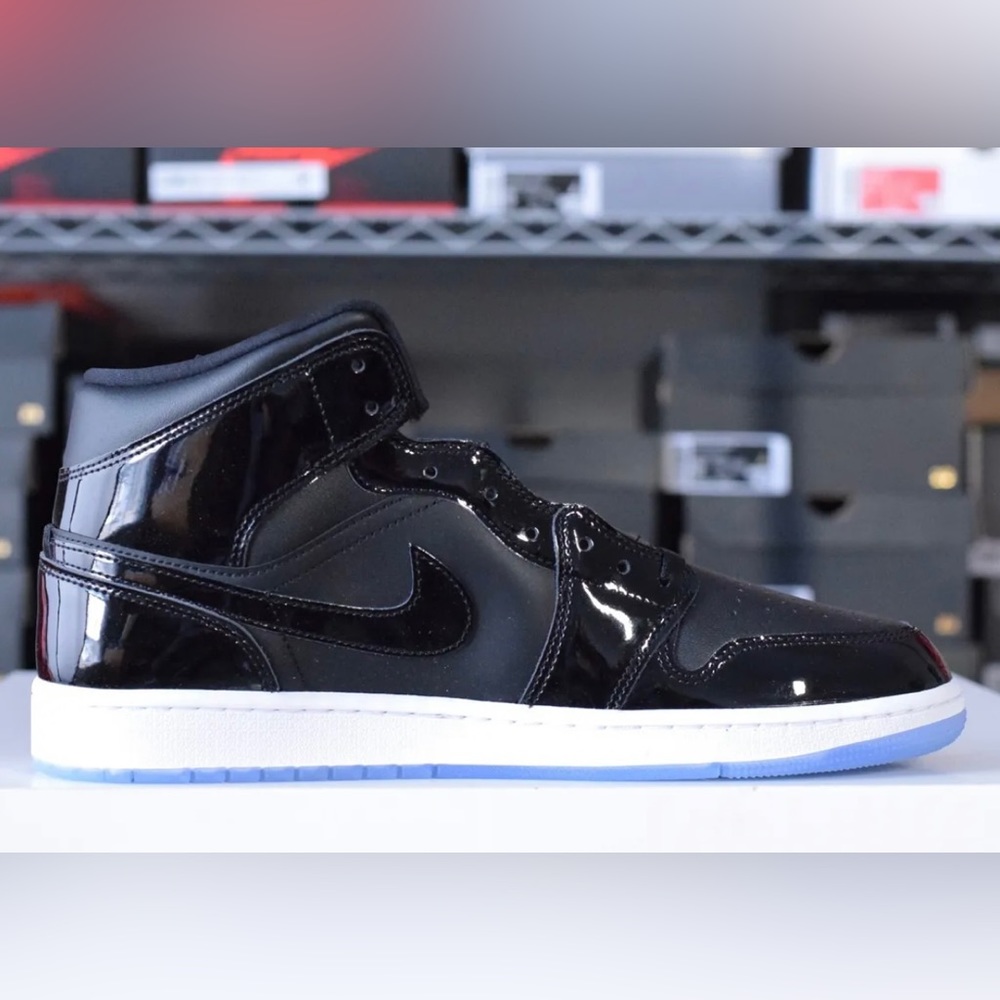 Air Jordan 1 Mid Space Jam black concord white  DV1308-004 size 8 - 13 mens - Picture 6 of 13